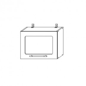 Гарда ВПГС 500 шкаф верхний горизонтальный со стеклом в Тогучине - togychin.mebelnovo.ru | фото