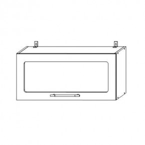 Гарда ВПГС 800 шкаф верхний горизонтальный со стеклом в Тогучине - togychin.mebelnovo.ru | фото