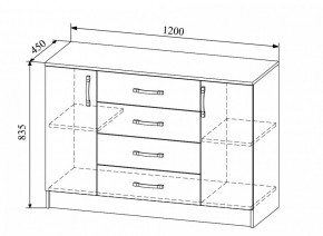 Комод Софи СКМ 1200.1 в Тогучине - togychin.mebelnovo.ru | фото