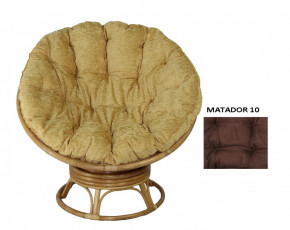 Кресло Papasan Swivel (Ротанг №4, ткань Matador 010) в Тогучине - togychin.mebelnovo.ru | фото