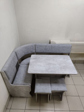 Кухонный уголок Миссия V велюр (цемент) в Тогучине - togychin.mebelnovo.ru | фото