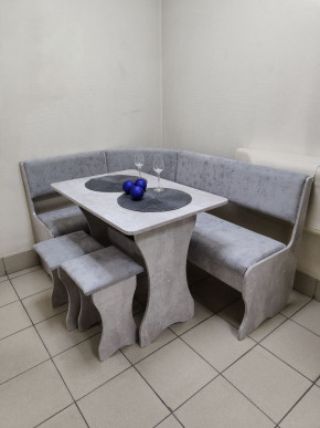 Кухонный уголок Миссия V велюр (цемент) в Тогучине - togychin.mebelnovo.ru | фото