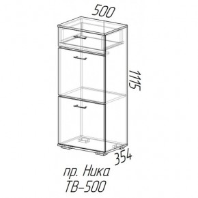 Ника тумба ТВ-500 (эра) в Тогучине - togychin.mebelnovo.ru | фото