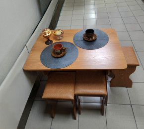 Обеденная зона Миссия (бук) в Тогучине - togychin.mebelnovo.ru | фото