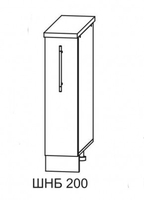 Олива СБ 200 шкаф нижний бутылочница в Тогучине - togychin.mebelnovo.ru | фото