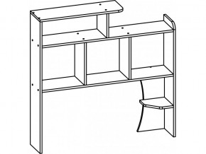 Полка надстройка Город SV в Тогучине - togychin.mebelnovo.ru | фото